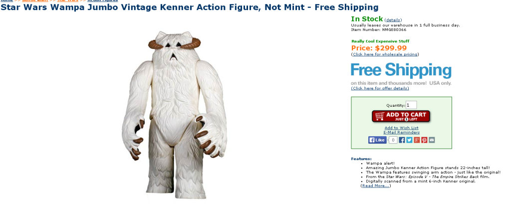 2014-11-06 22_08_32-Star Wars Wampa Jumbo Vintage Kenner Action Figure, Not Mint - Gentle Giant - St