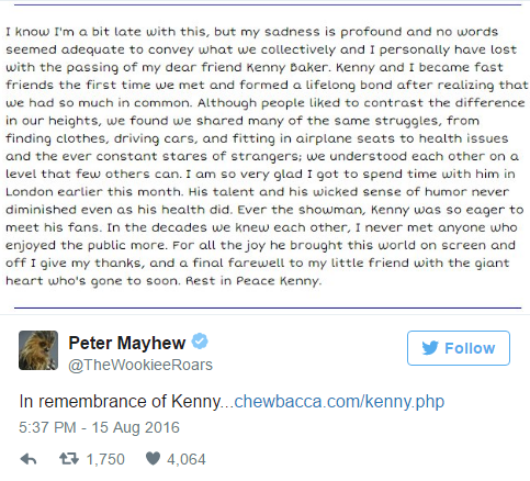 2016-08-16 12_38_18-Star Wars_ Peter Mayhew pays tribute to late R2-D2 actor Kenny Baker _ EW.com